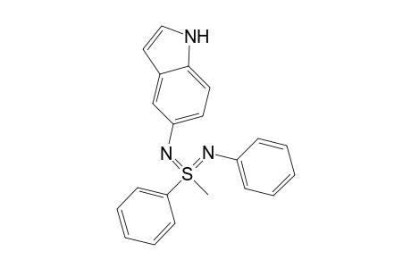 N-(5-Indolyl)-N'-phenyl-S-methyl-S-phenyl sulfondiimine