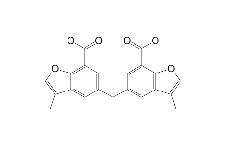 BIS-(3-METHYLBENZO-[B]-FURAN-7-CARBOXYLIC-ACID)-METHANE