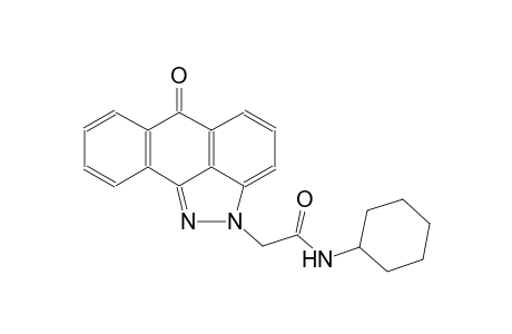 dibenz[cd,g]indazole-2-acetamide, N-cyclohexyl-2,6-dihydro-6-oxo-