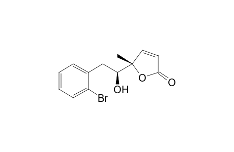 (5'S*,1'S*)-5-[2'-(2-Bromo-phenyl)-1'-hydroxyethyl]-5-methyl-5H-furan-2-one