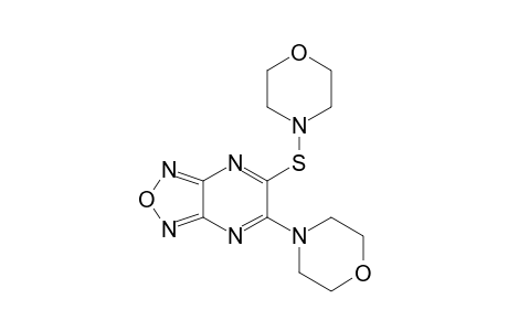 5-(Morpholin-4-yl)-6-(morpholin-4-ylthio)[1,2,5]oxadiazolo[3,4-b]pyrazine