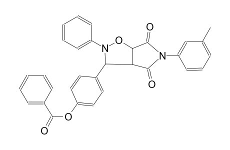 4-[5-(3-methylphenyl)-4,6-dioxo-2-phenylhexahydro-2H-pyrrolo[3,4-d]isoxazol-3-yl]phenyl benzoate