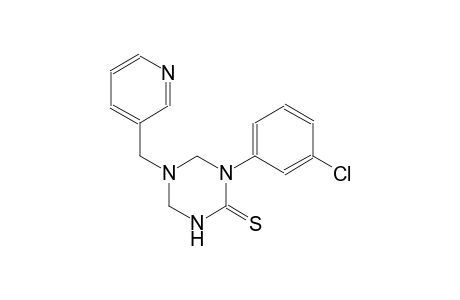 1-(3-chlorophenyl)-5-(3-pyridinylmethyl)tetrahydro-1,3,5-triazine-2(1H)-thione