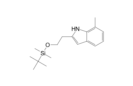 7-Methyl-2-{2-[tert-butyl(dimethyl)siloxy]ethyl}-1H-indole