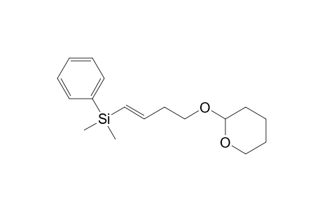 Silane, dimethylphenyl[4-[(tetrahydro-2H-pyran-2-yl)oxy]-1-butenyl]-, (E)-