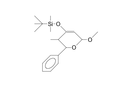 5,6-Dihydro-2-methoxy-5-methyl-6-phenyl-4-(T-butyl-dimethyl-siloxy).alpha.-pyran