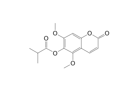 Fraxinol, 2-methylpropionate