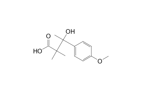 3-Hydroxy-3-(4-methoxyphenyl)-2,2-dimethylbutanoic acid