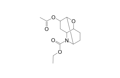 2-Oxa-7-azatricyclo[4.4.0.0(3,8)]decane-7-carboxylic acid, 4-(acetyloxy)-, ethyl ester, stereoisomer