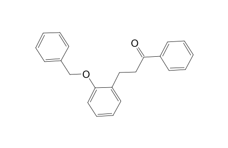 1-Propanone, 1-phenyl-3-[2-(phenylmethoxy)phenyl]-