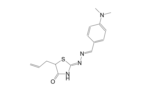 benzaldehyde, 4-(dimethylamino)-, [(2Z)-4-oxo-5-(2-propenyl)thiazolidinylidene]hydrazone