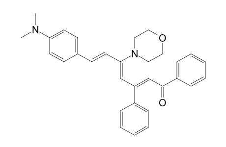 2,4,6-heptatrien-1-one, 7-[4-(dimethylamino)phenyl]-5-(4-morpholinyl)-1,3-diphenyl-