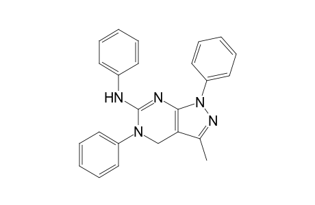 6-Phenylamino-1,5-diphenyl-3-methyl-4,5-dihydro-1H-pyrazolo[3,4-d]pyrimidine