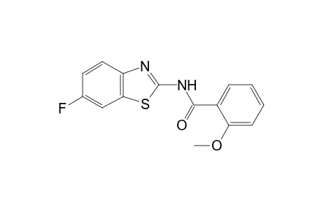 Benzamide, N-(6-fluorobenzothiazol-2-yl)-2-methoxy-