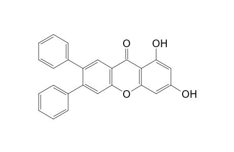 1,3-Dihydroxy-6,7-diphenyl-9H-xanthen-9-one