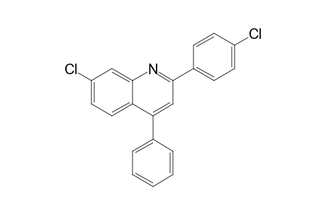 7-Chloro-2-(4-chlorophenyl)-4-phenylquinoline