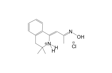 (1Z)-1-[(2E)-2-(hydroxyimino)propylidene]-3,3-dimethyl-1,2,3,4-tetrahydroisoquinolinium chloride