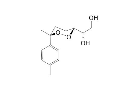 (1S)-1-[(3R,6S)-6-methyl-6-(4-methylphenyl)-1,2-dioxan-3-yl]ethane-1,2-diol
