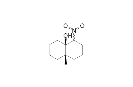 (.alpha.-NO2)-1-Nitro-9-hydroxy-10-methyl-perhydro-naphthalene