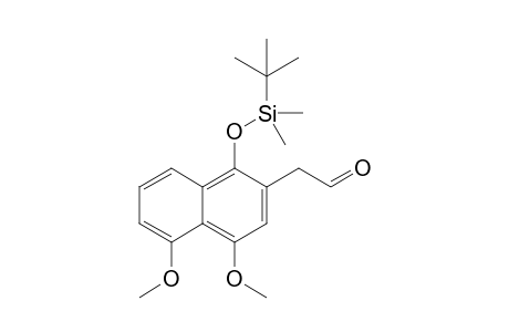 1-tert-Butyldimethylsiloxy-4,5-dimethoxy-2-naphthaleneacetaldehyde