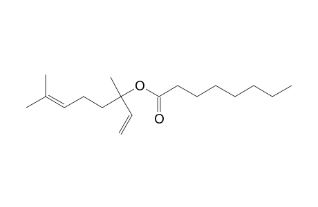 Octanoic acid, 1,5-dimethyl-1-vinyl-4-hexenyl ester