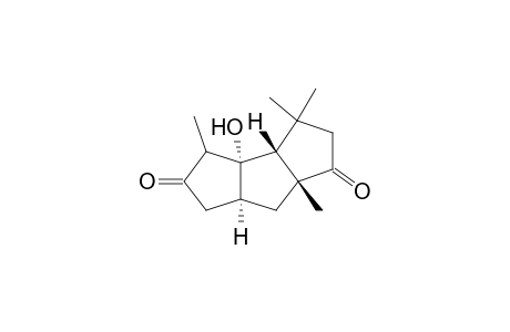 1H-Cyclopenta[a]pentalene-1,5(2H)-dione, octahydro-3b-hydroxy-3,3,4,7a-tetramethyl-, [3aR-(3a.alpha.,3b.beta.,6a.beta.,7a.alpha.)]-