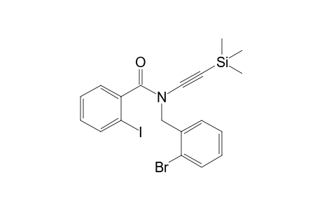 N-(2-Bromobenzyl)-2-iodo-N-trimethylsilylethynylbenzamide