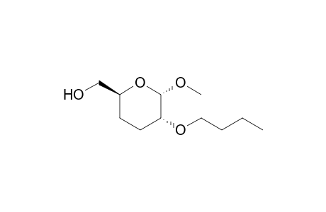 Methyl 2-O-n-Butyl-3,4-dideoxy-.alpha.,D-glucopyranoside
