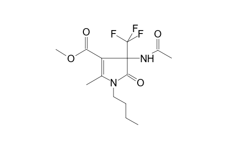 1H-Pyrrole-3-carboxylic acid, 4-(acetylamino)-1-butyl-4,5-dihydro-2-methyl-5-oxo-4-(trifluoromethyl)-, methyl ester