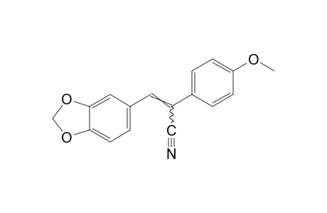 2-(p-methoxyphenyl)-3-[(3,4-methylenedioxy)phenyl]acrylonitrile