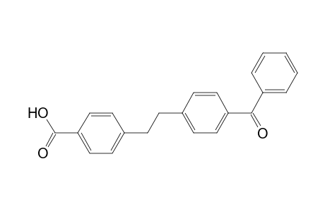 4-[2-(4-benzoylphenyl)ethyl]benzoic acid