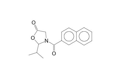 5-Oxazolidinone, 2-(1-methylethyl)-3-(2-naphthalenecarbonyl)-, (.+-.)
