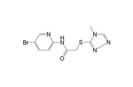 N-(5-Bromo-2-pyridinyl)-2-[(4-methyl-4H-1,2,4-triazol-3-yl)sulfanyl]acetamide
