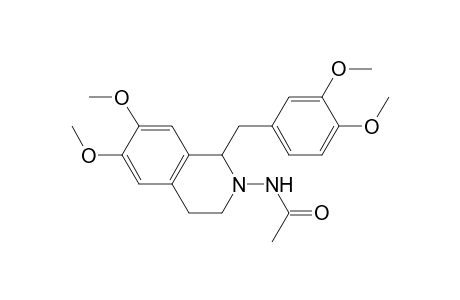 Acetamide, N-[1-[(3,4-dimethoxyphenyl)methyl]-3,4-dihydro-6,7-dimethoxy-2(1H)-is oquinolinyl]-