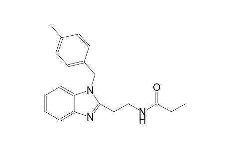 propanamide, N-[2-[1-[(4-methylphenyl)methyl]-1H-benzimidazol-2-yl]ethyl]-