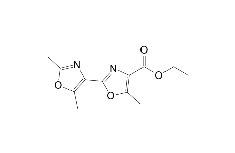2-(2,5-dimethyl-4-oxazolyl)-5-methyl-4-oxazolecarboxylic acid ethyl ester