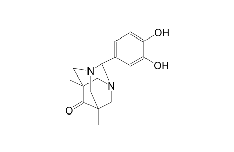 2-(3,4-dihydroxyphenyl)-5,7-dimethyl-1,3-diazatricyclo[3.3.1.1~3,7~]decan-6-one