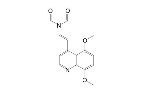 4-(2-Diformylaminoethenyl)-5,8-dimethoxy-quinoline