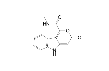N-Propargyl-3-oxopyrano[4,3-b]indole-1-carboxamide