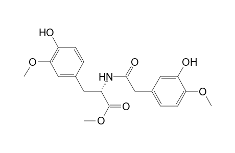 (+,-)-N-[(3-hydroxy-4-methoxyphenyl)acetyl]-3-methoxytyrosine methyl ester