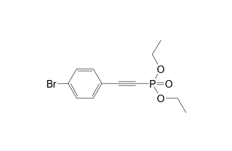 P-(2-(4-Bromophenyl)ethynyl)-diethyl phosphonate