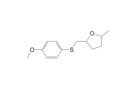 2-Methyl-5-[[(4-methoxyphenyl)thio]methyl]tetrahydrofuran