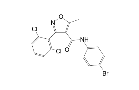 N-(4-bromophenyl)-3-(2,6-dichlorophenyl)-5-methyl-4-isoxazolecarboxamide