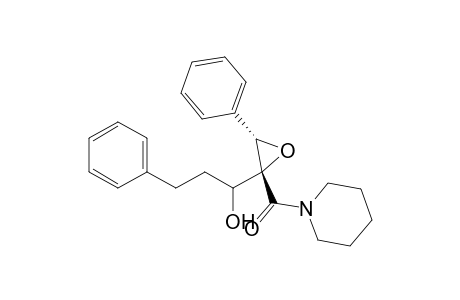 N-[(2R*,3S*)-2,3-Epoxy-2-(1-hydroxy-3-phenylpropyl)-3-phenylpropanoyl]piperidine