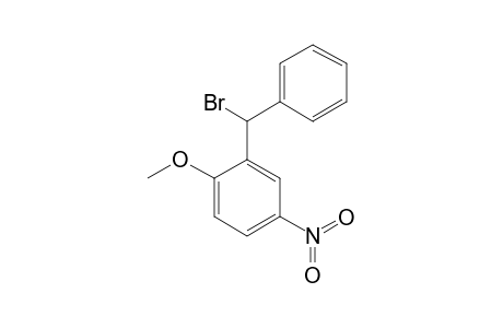 (2-METHOXY-5-NITROPHENYL)-PHENYLBROMOMETHANE