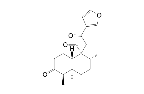 3,12-DIOXO-15,16-EPOXY-ClERODA-13(16),14-DIEN-9-AL