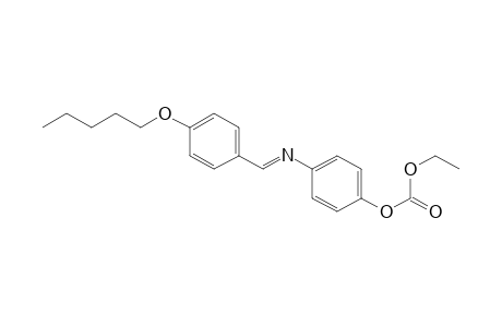 Carbonic acid, ethyl 4-[[[4-(pentyloxy)phenyl]methylene]amino]phenyl ester