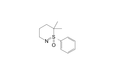 (+)-(1S)-6,6-Dimethyl-1-phenyl-3,4,5,6-tetrahydro-1.lambda.(4)-1,2-thiazine 1-Oxide