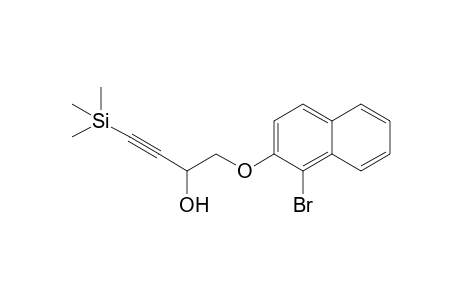 1-(1-bromanylnaphthalen-2-yl)oxy-4-trimethylsilyl-but-3-yn-2-ol