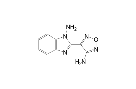 1H-benzimidazol-1-amine, 2-(4-amino-1,2,5-oxadiazol-3-yl)-